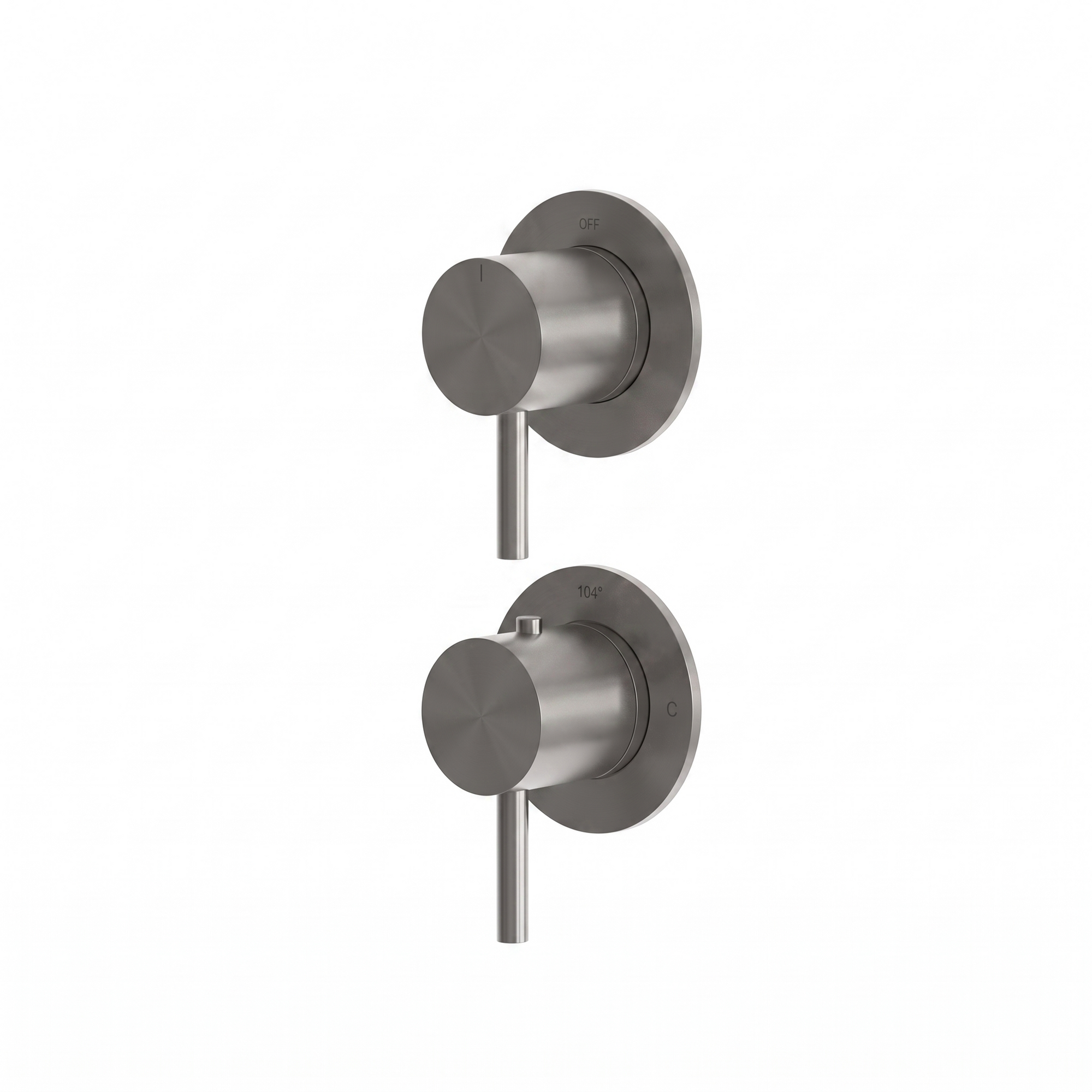 Thermostatic Wall Mixer with Volume Control