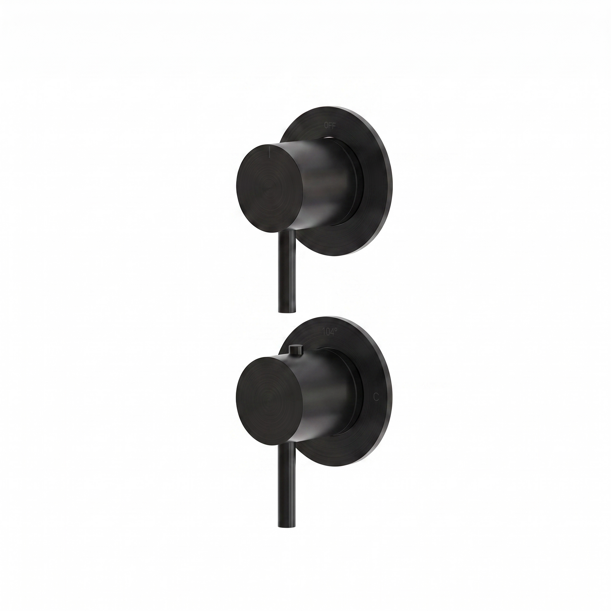 Thermostatic Wall Mixer with Volume Control